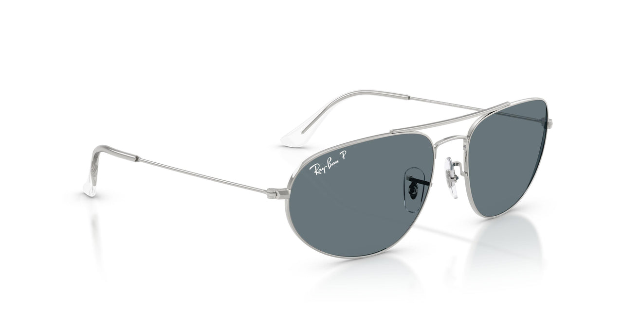 003/3R - Silver - Dark Blue Polarized