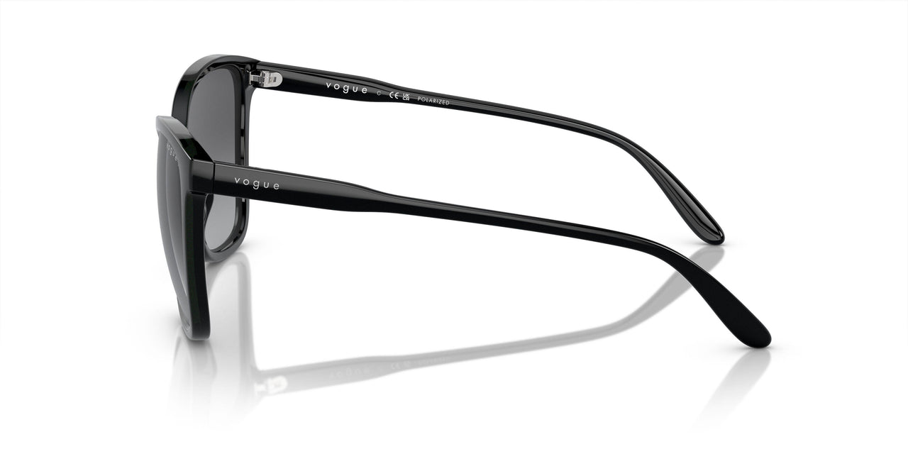 W44/T3 - Black - Gradient Grey Polarized