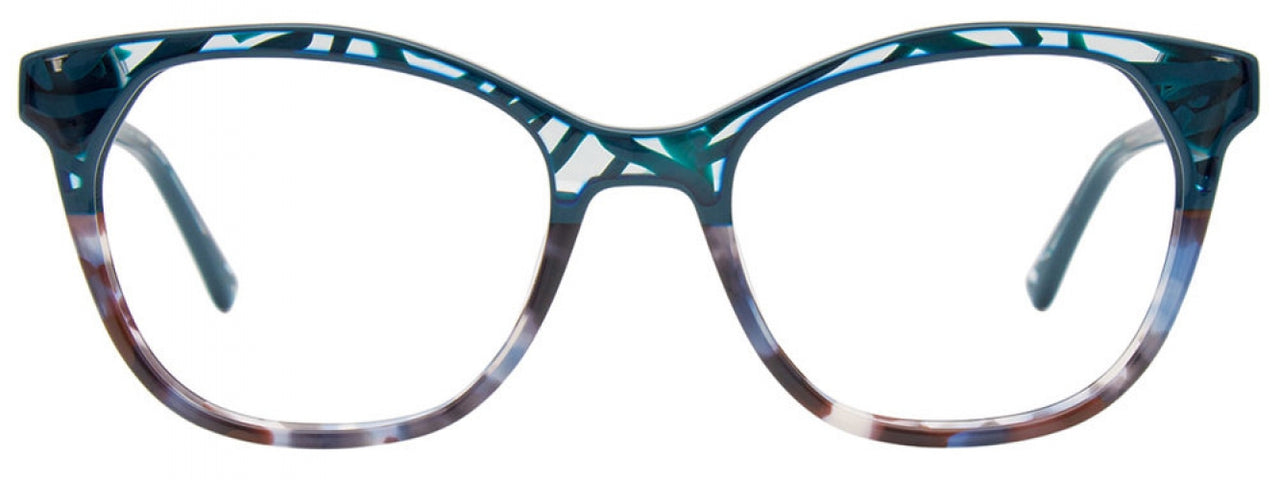 60 - Teal & Blue Tortoise