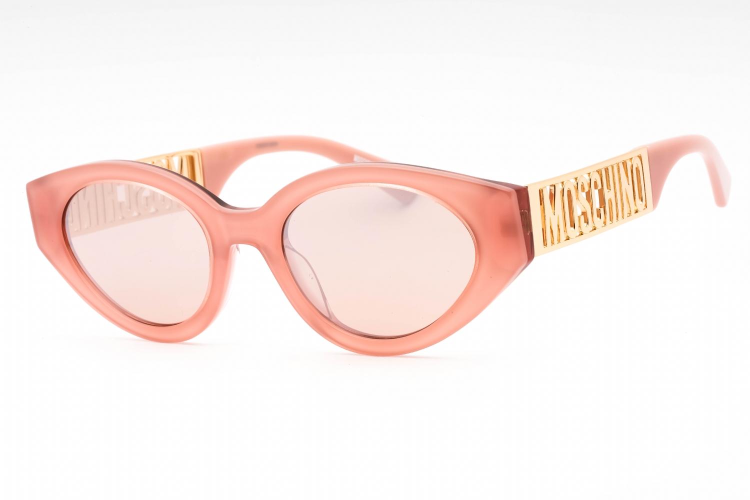 Moschino MOS160/S Sunglasses Black Plastic Oval Oversized Sunglasses Moschino Sunglasses Womens Moschino  main image 3
