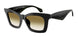 50018E - Black - Clear Gradient Dark Green