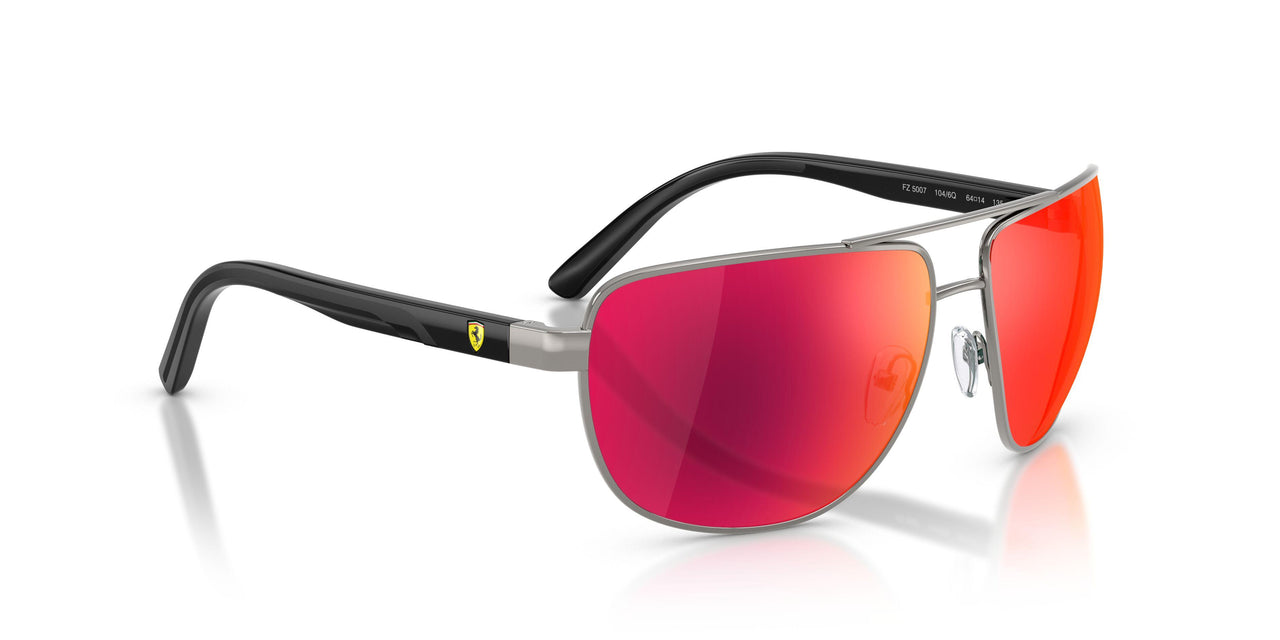 104/6Q - Grey - Dark Grey Mirror Red/yellow