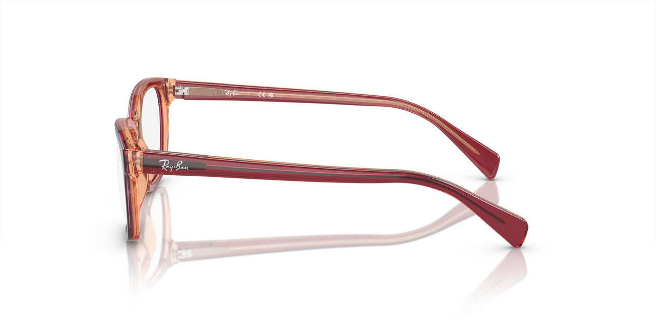 3947 - Top Red & Violet & Orange - Clear