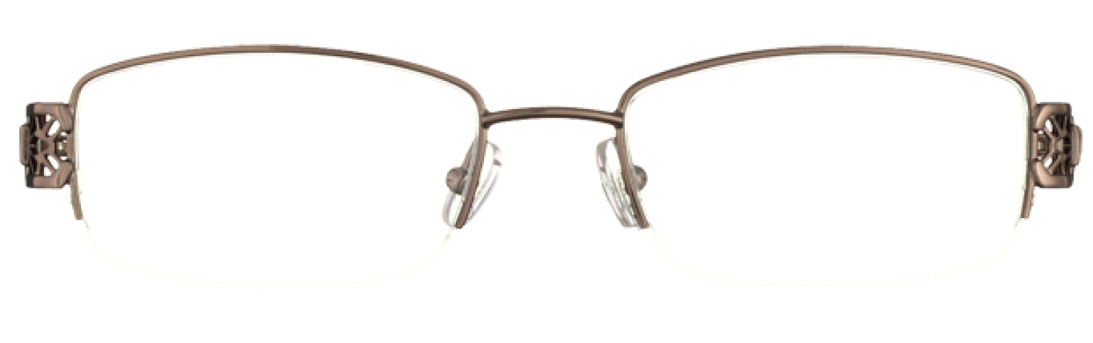 Vera Bradley VB-3030 Camellia Half Rim Eyeglasses Frame w/ Flexhinge and Case Vera Bradley VB3030 Camellia Eyeglasses 51-18-135 Floral  main image 3