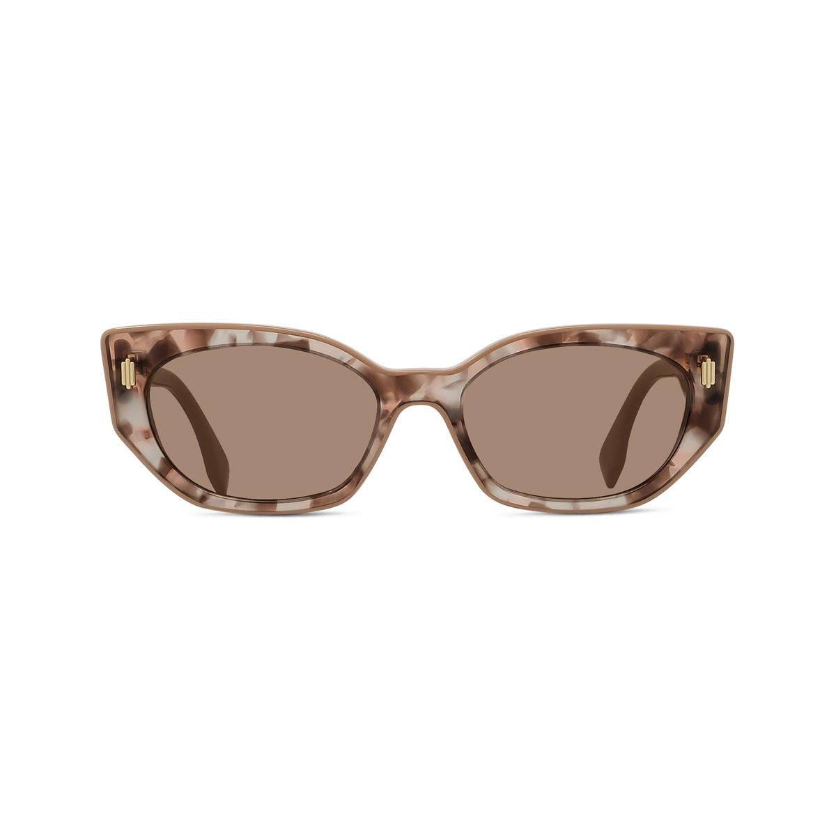 55E - Shiny Light Rose Havana - Light Brown