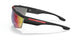 DG008F - Black - Dark Grey Mirror Blue/red