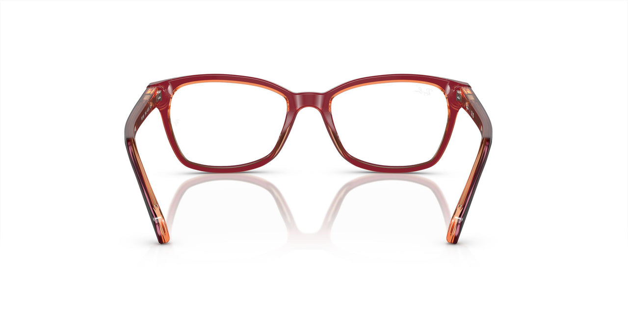 3947 - Top Red & Violet & Orange - Clear