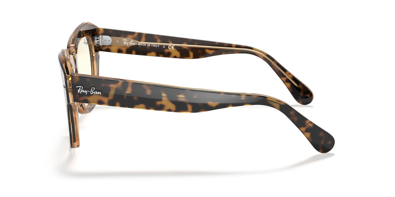 12973M - Beige On Trasparent - Blue Gradient Grey