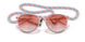 7226V0 - Violet - Clear Gradient Red Mirror Red