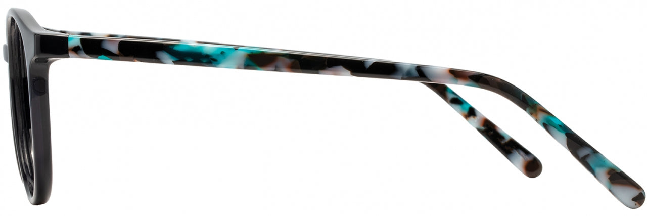 2 - Black / Turquoise Demi