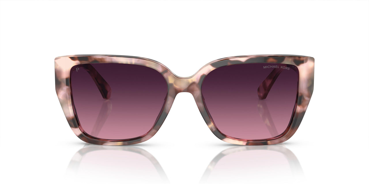 3946F4 - Pink Pearlized Tortoise - Burgundy Gradient Polar