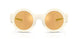 50407J - White - Light Brown Mirror Gold