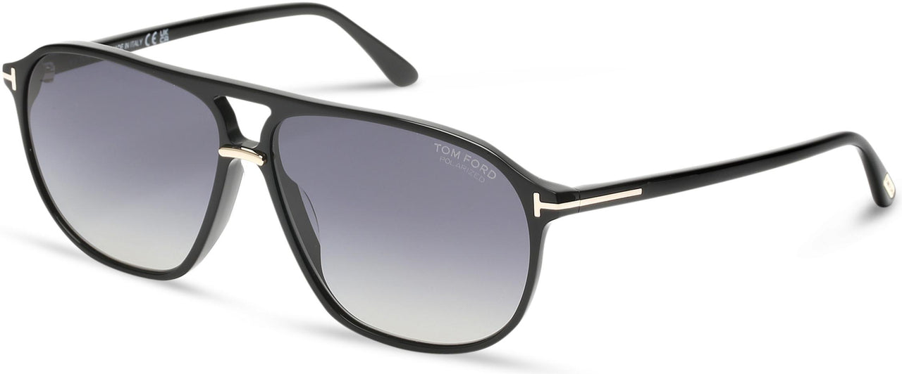 Tom Ford FT1026 BRUCE 01B Sunglasses in Shiny Black | SmartBuyGlasses USA Tom Ford FT1026 BRUCE 01B Sunglasses in Shiny Black | SmartBuyGlasses USA