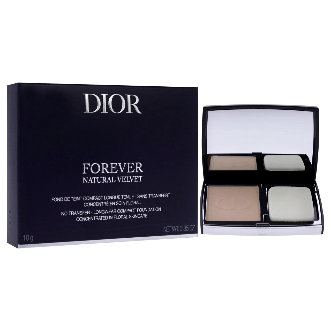 Ch. Dior Forever Natural Velvet Transfer-Proof Compact Foundation