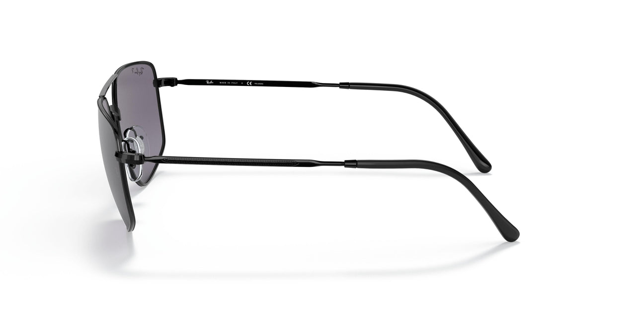 002/K3 - Black - Grey Mirror Gradient Grey Pol