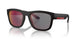 DG008F - Black - Dark Grey Mirror Blue/red