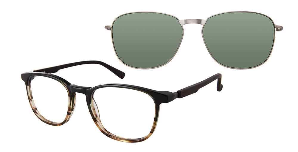 Revolution REV-TRAVIS-w/Clip Eyeglasses