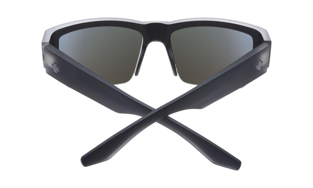 0000060 - Black Ice Matte - Happy Gray Green with Dark Blue Mirror
