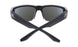 0000060 - Black Ice Matte - Happy Gray Green with Dark Blue Mirror
