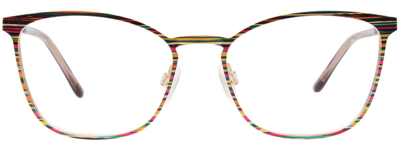 10 - Gold & Multicolor Stripes