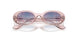 7218U0 - Pink - Clear Gradient Blue Mirror Red