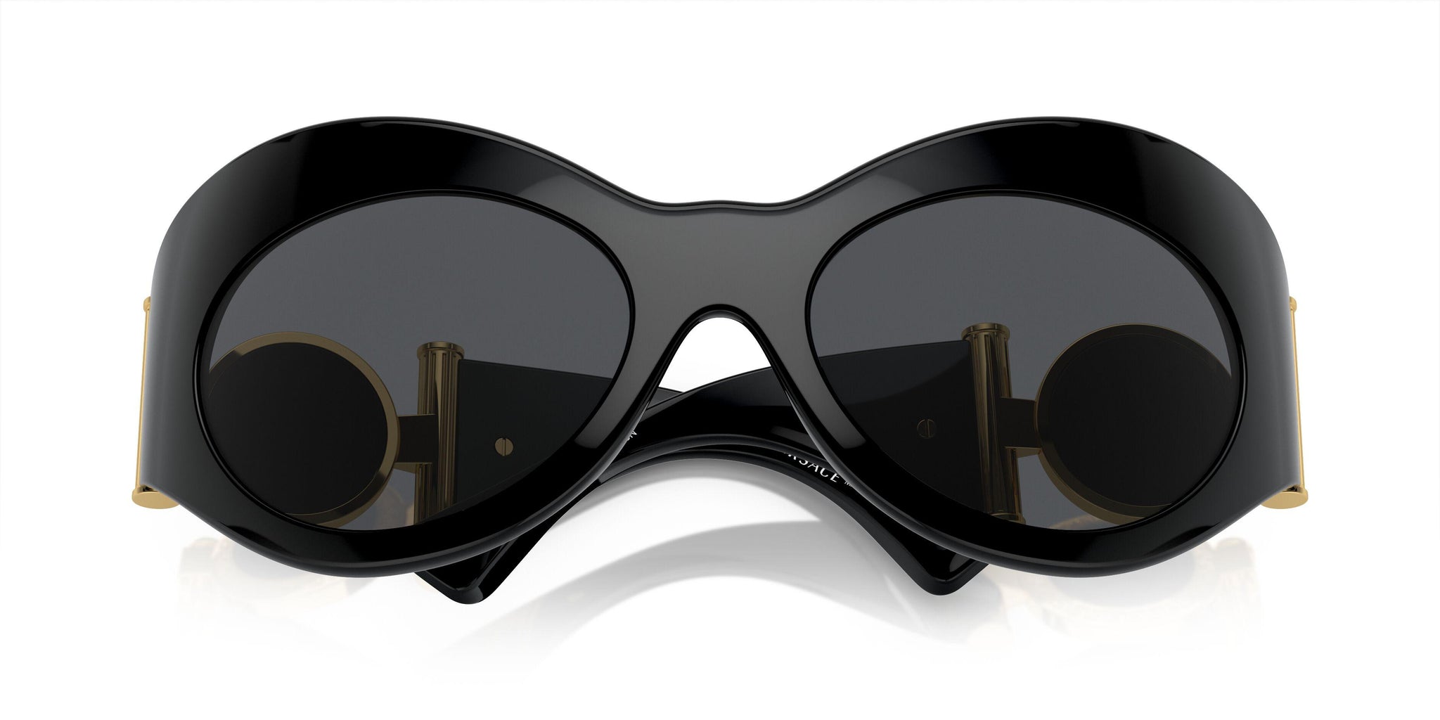 ✨Authentic VERSACE Irregular Mirrored Sunglasses 4462 GB1/6G Black ✨Authentic VERSACE Irregular Mirrored | Mercari main image 2