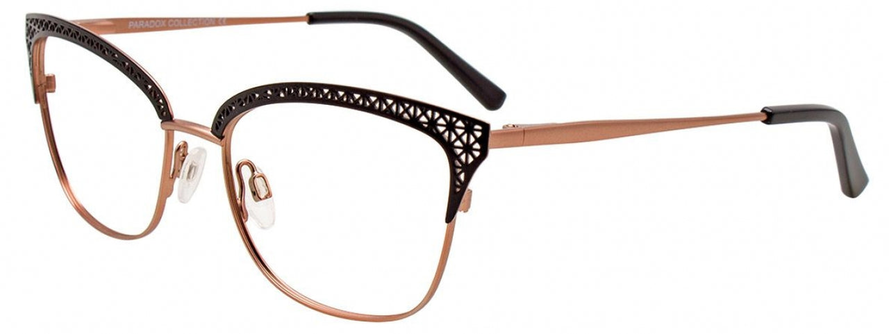 90 - Satin Black & Rose Gold