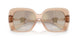 55386E - Pink - Gradient Brown Mirror Gold