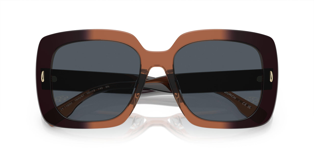 19405A - Black/white Tortoise - Light Brown Mirror Gold