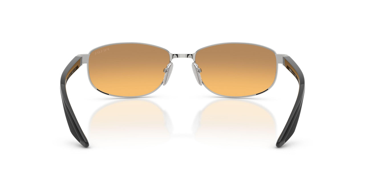 1BC40Z - Silver - Orange Mirror Silver Gradient