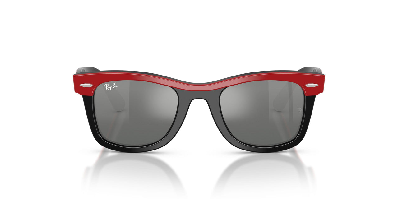 721588 - Red - Grey Mirror Silver Gradient