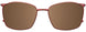 10 - Satin Dark Brown & Shiny Gold