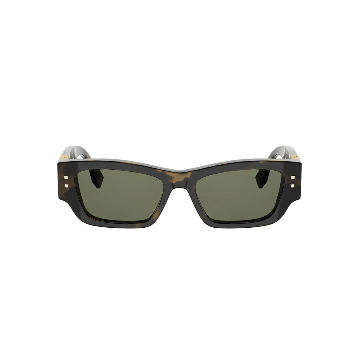 55N - Acetate Shiny Havana - Green