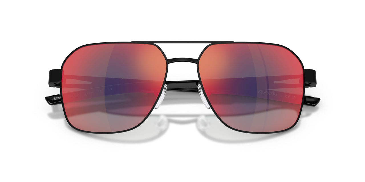 101/6P - Black - Black/specchio Rosso