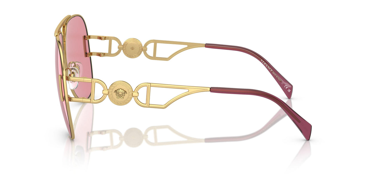 1002A4 - Gold - Pink Mirror Internal Silver