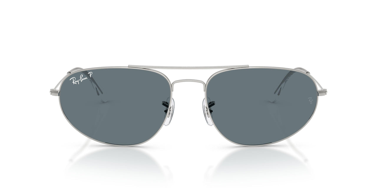 003/3R - Silver - Dark Blue Polarized