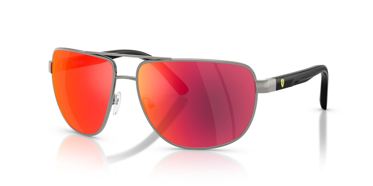 104/6Q - Grey - Dark Grey Mirror Red/yellow