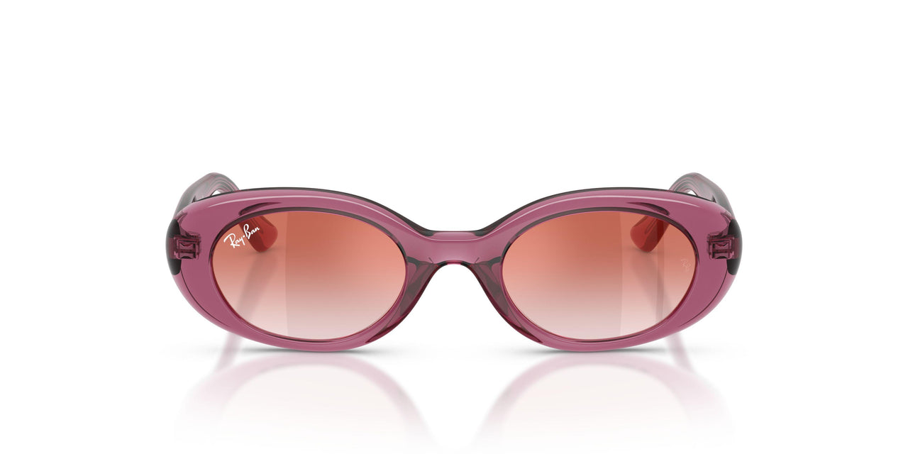 7217V0 - Violet - Clear Gradient Red Mirror Red