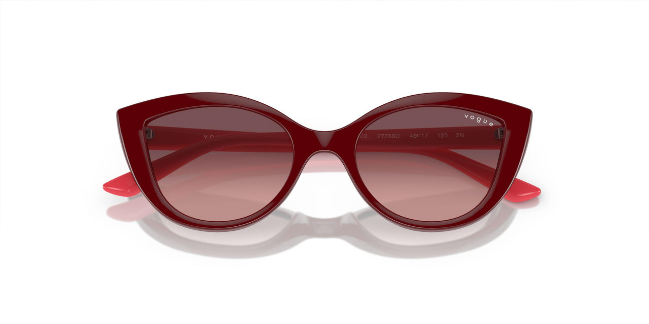 27768D - Bordeaux - Light Pink Gradient Pink