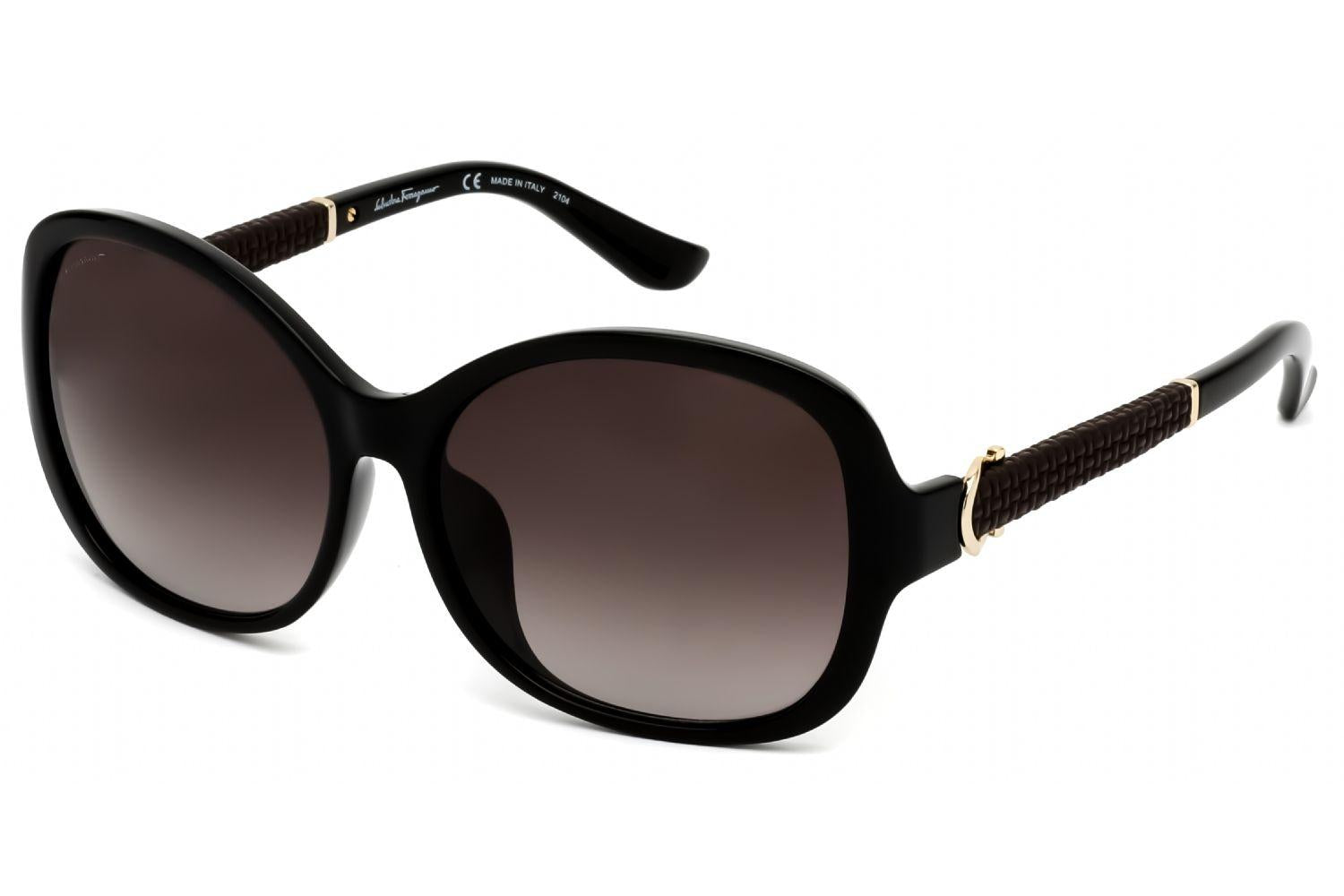 Salvatore Ferragamo SF744SLA Black Oversized Sunglasses W/ Case⁠ Salvatore Ferragamo SF744SLA Sunglasses main image 4