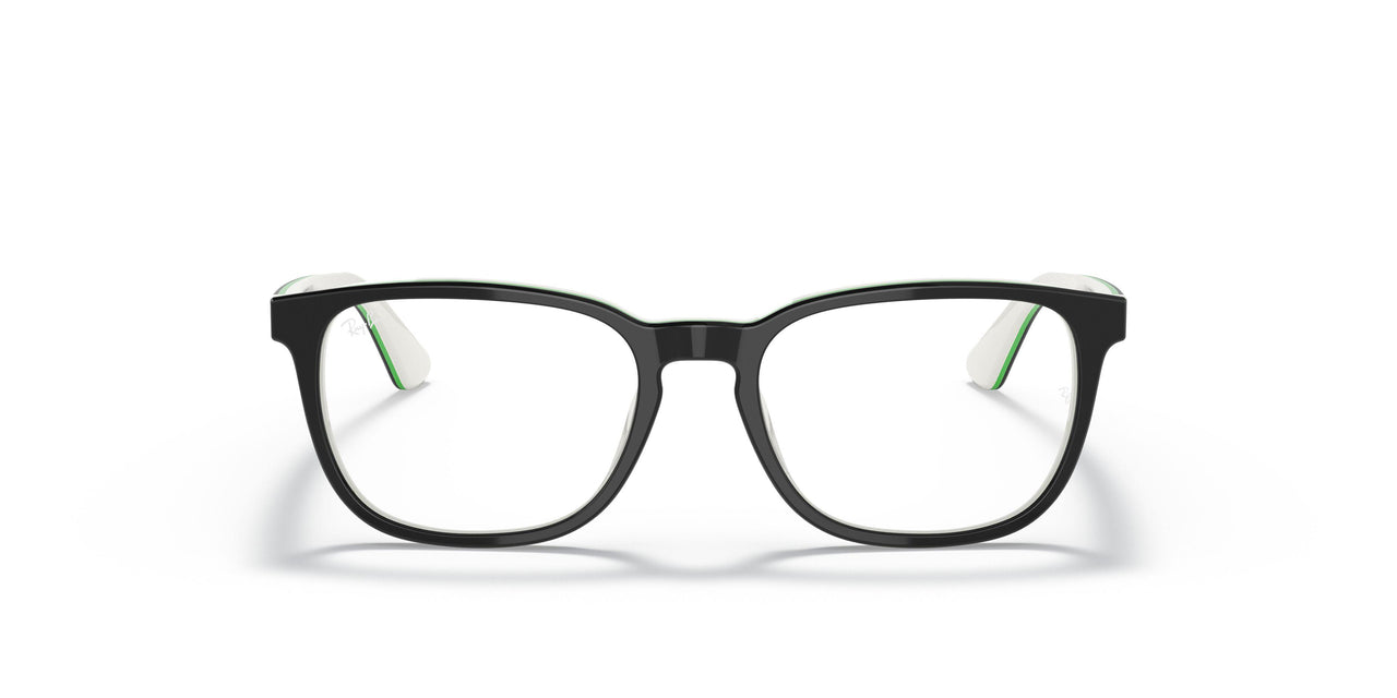 3820 - Top Black On White/green