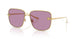 1002AK - Gold - Dark Violet Mirror Silver Int