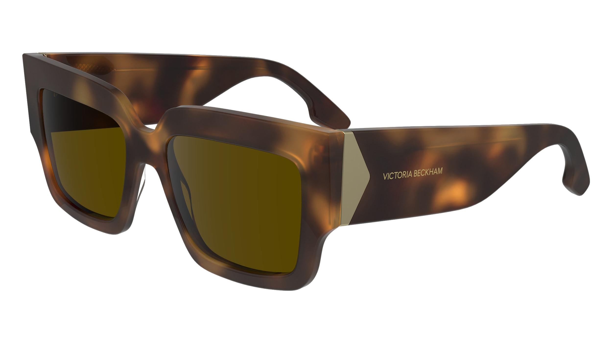 Authentic VICTORIA BECKHAM Sunglasses , gold and brown color. Unisex Brown Sunglasses Victoria Beckham - Vitkac Micronesia main image 3