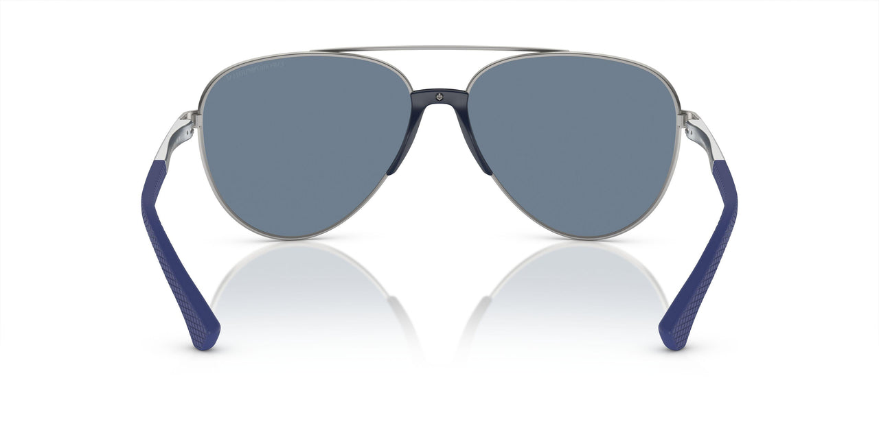 30452V - Silver - Dark Blue Polarized