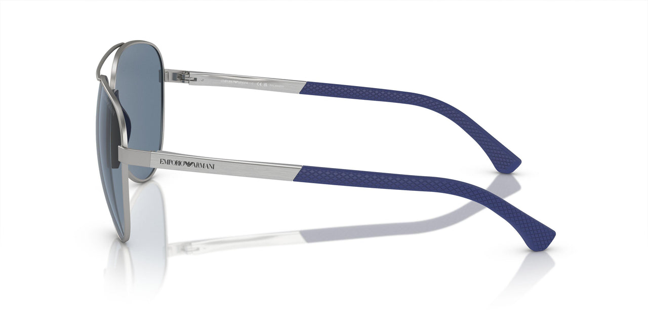 30452V - Silver - Dark Blue Polarized