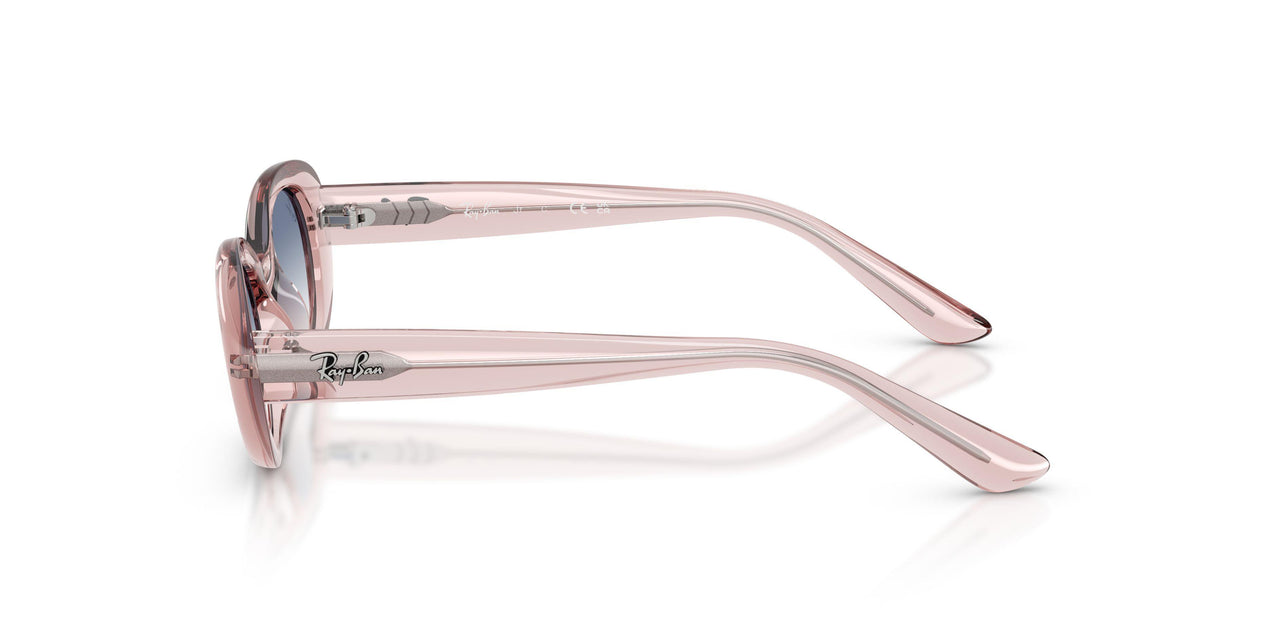 7218U0 - Pink - Clear Gradient Blue Mirror Red