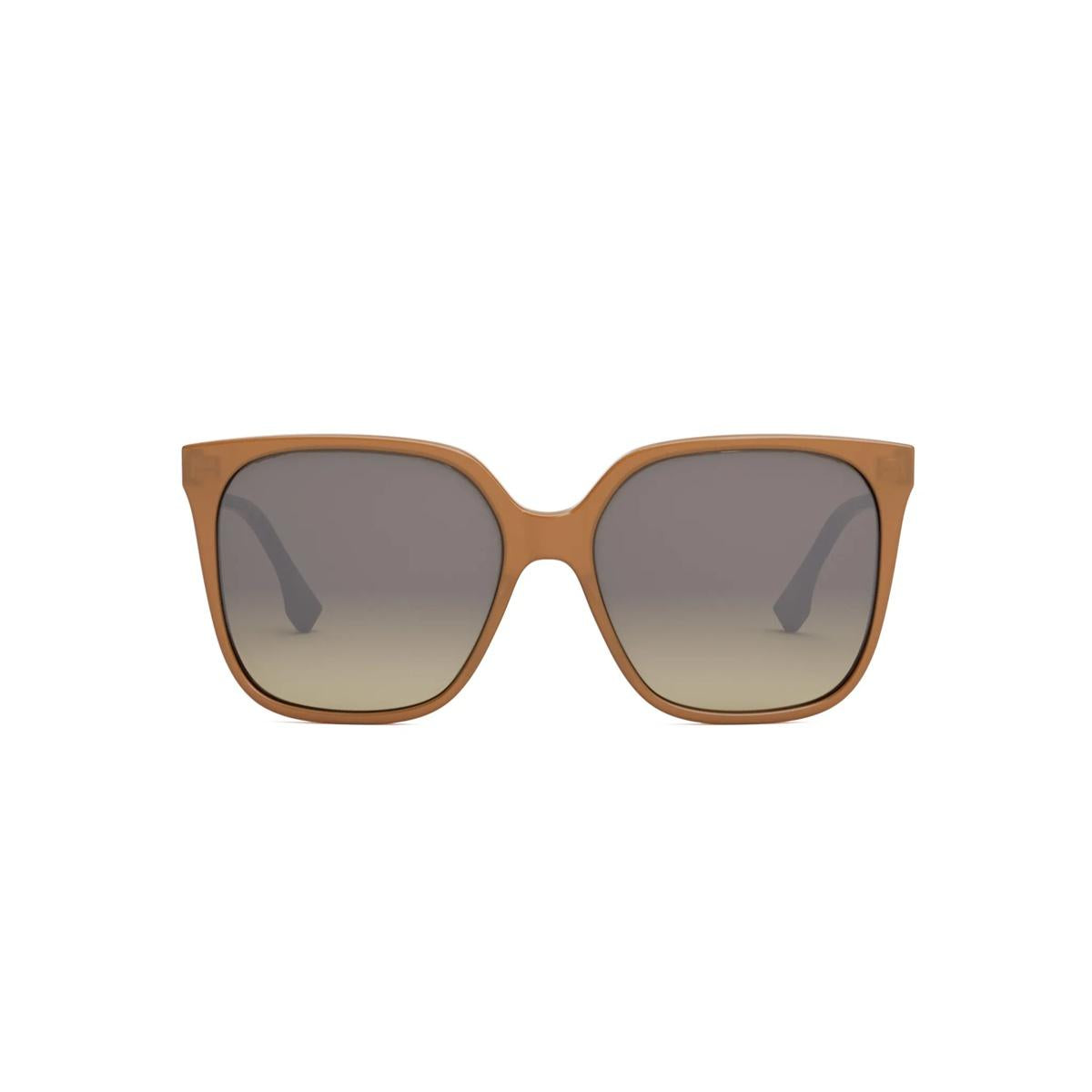 57F - Shiny Transparent Khaki - Gradient Brown
