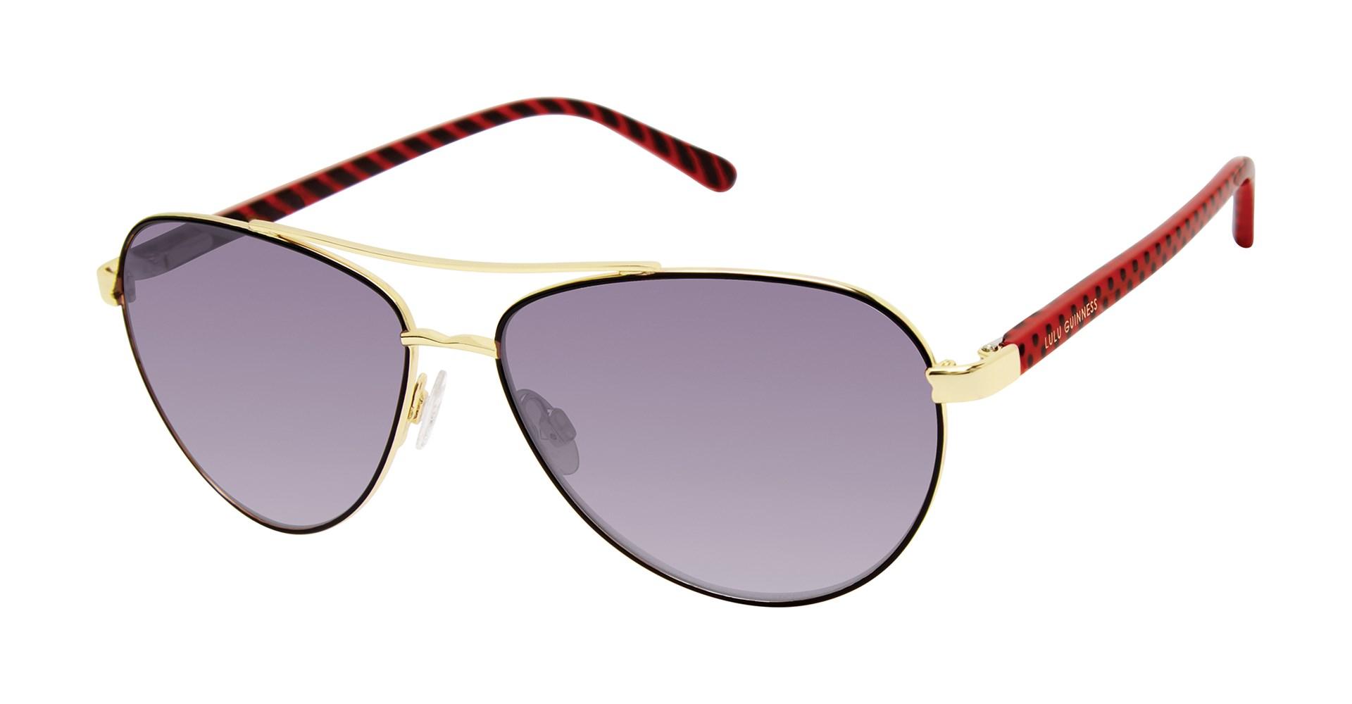 Lulu Guinness Rose Gold Aviator Sunglasses Amazon.com: Foster Grant Women main image 4