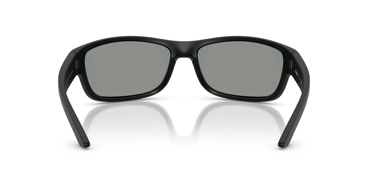 1BO21A - Black - Dark Grey Mirror Blue/red