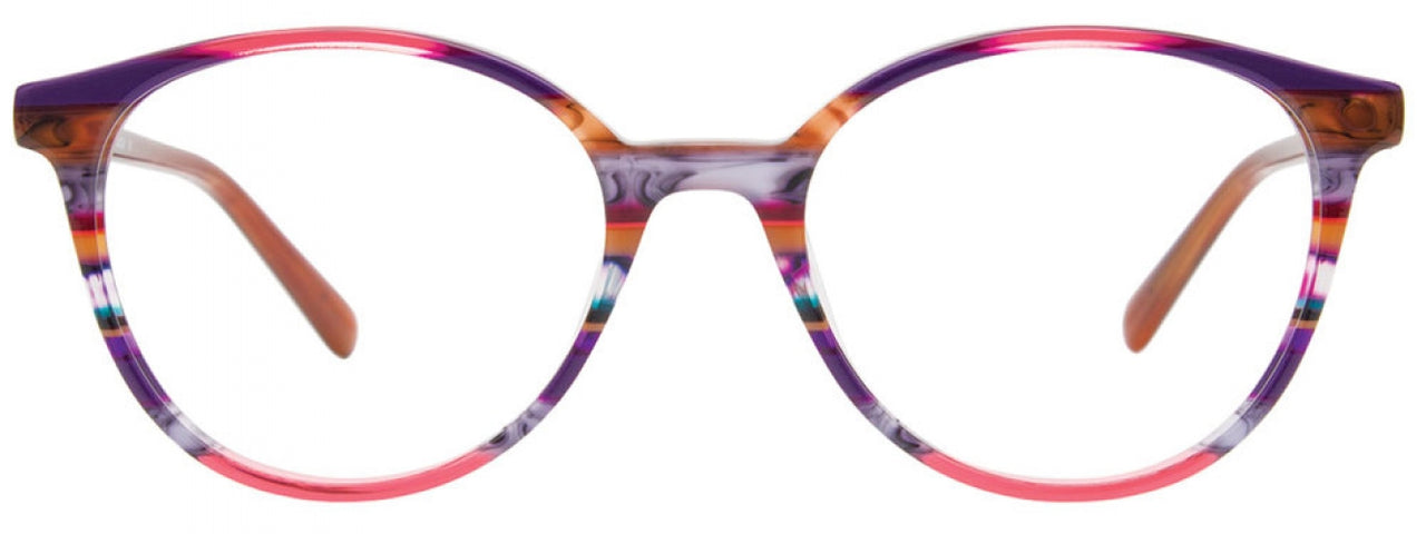 80 - Purple & Multicolor Stripes